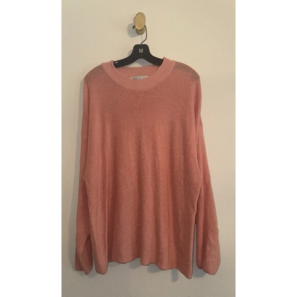 Free People Tops - 2 Piece Free People Beach Lounge Cozy Cotton Blend Sweater and Shorts Set L